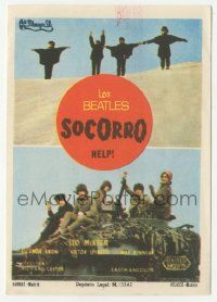 8s333 HELP Spanish herald '65 The Beatles, John, Paul, George & Ringo, cool different tank image!