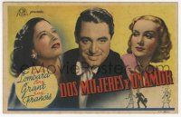 8s365 IN NAME ONLY Spanish herald R40s Cary Grant between beautiful Carole Lombard & Kay Francis!