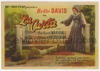8s422 LETTER Spanish herald '42 different image of Bette Davis, who shot her cheating lover!
