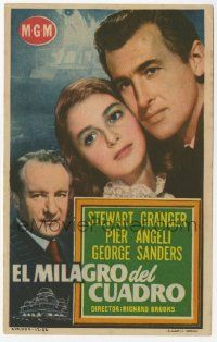 8s423 LIGHT TOUCH Spanish herald '53 Stewart Granger, pretty Pier Angeli, George Sanders