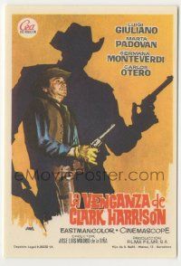 8s586 RUTHLESS COLT OF THE GRINGO Spanish herald '66 different spaghetti western art by Jano!
