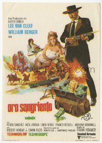 8s587 SABATA Spanish herald '71 Lee Van Cleef, the man with gunsight eyes comes to kill!