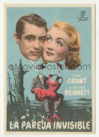 8s692 TOPPER Spanish herald R40s different art of Constance Bennett & Cary Grant, classic fantasy!