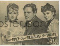 8s236 DR. JEKYLL & MR. HYDE 4pg Spanish herald '48 Spencer Tracy, Ingrid Bergman & Lana Turner!