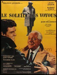8t590 ACTION MAN French 1p '67 Jean Delannoy's Le Soleil des Voyous, Jean Gabin & Robert Stack!