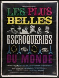 8t614 BEAUTIFUL SWINDLERS French 1p '64 Chabrol, Polanski, Godard, Gregoretti & Horikawa!