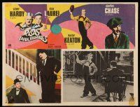 8t301 4 CLOWNS Mexican LC '70 Buster Keaton, Stan Laurel & Oliver Hardy, Charley Chase!