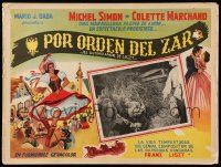 8t304 AT THE ORDER OF THE CZAR Mexican LC '54 Michel Simon, Colette Marchand, French/German romance