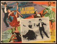 8t306 BELLE OF NEW YORK Mexican LC '52 Fred Astaire & Vera-Ellen dancing in inset AND border art!
