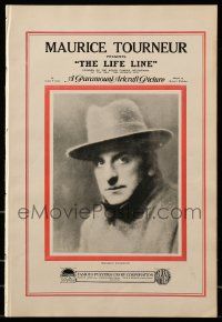 8t008 LIFE LINE pressbook '19 Maurice Tourneur, Jack Holt, Wallace Beery, inheritance melodrama!