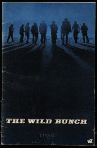 8t041 WILD BUNCH pressbook '69 Sam Peckinpah cowboy classic, William Holden, includes the herald!