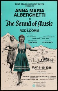 8t058 SOUND OF MUSIC stage play WC '85 Anna Maria Alberghetti in the Rodgers & Hammerstein play!