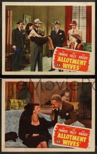 8w633 ALLOTMENT WIVES 4 LCs '45 sexy Kay Francis, Paul Kelly, Gertrude Michael