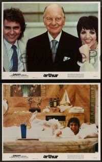 8w045 ARTHUR 8 LCs '81 wacky alcoholic Dudley Moore, Liza Minnelli, John Gielgud!
