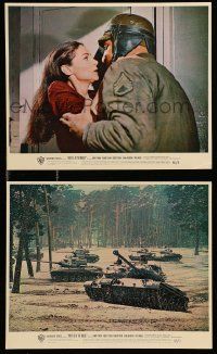 8x177 BATTLE OF THE BULGE 2 color 8x10 stills '66 Telly Savalas, great WWII battle images, tanks!