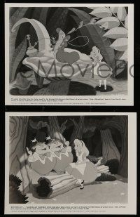 8x707 ALICE IN WONDERLAND 4 8x10 stills R81 Walt Disney Lewis Carroll classic cartoon!