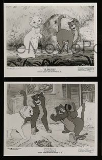 8x710 ARISTOCATS 4 8x10 stills R87 Walt Disney feline jazz musical cartoon, great images!