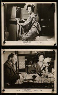 8x403 BARBARIAN & THE GEISHA 8 8x10 stills '58 great images of John Wayne in Japan, John Huston!