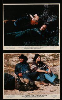 8x052 J.W. COOP 8 color 8x10 stills '72 rodeo cowboy Cliff Robertson, sexy Christine Ferrare!