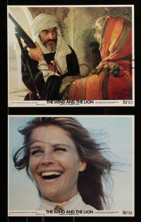 8x071 WIND & THE LION 8 8x10 mini LCs '75 John Huston, Sean Connery & pretty Candice Bergen!