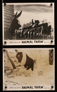 8x471 ANIMAL FARM 7 English FOH LCs R50s animated cartoon from classic George Orwell novel!