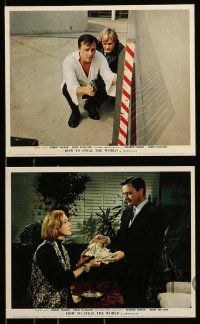 8x050 HOW TO STEAL THE WORLD 8 color English FOH LCs '68 Robert Vaughn, McCallum, Man from UNCLE!
