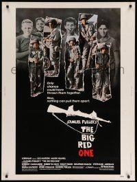 8z333 BIG RED ONE 30x40 '80 directed by Samuel Fuller, Lee Marvin, Mark Hamill in WWII!
