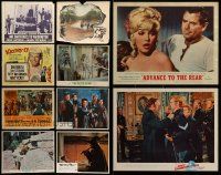 9a219 LOT OF 10 LOBBY CARDS '40s-80s great scenes from a variety of different movies!