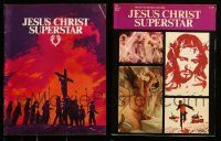 9a032 LOT OF 1 JESUS CHRIST SUPERSTAR SOUVENIR PROGRAM BOOK AND 1 SOFTCOVER BOOK '73 cool!