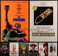 9a096 LOT OF 8 UNFOLDED MINI POSTERS '90s great images from a variety of different movies!