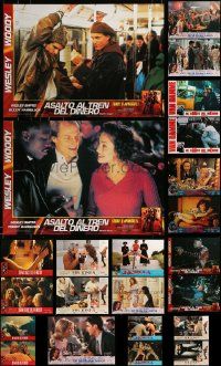 9a099 LOT OF 27 UNFOLDED SPANISH 18X25 POSTERS '90s great scenes from a variety of movies!