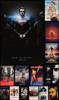 9a536 LOT OF 21 UNFOLDED MOSTLY DOUBLE-SIDED 27X40 ONE-SHEETS '90s-10s a variety of movie images!