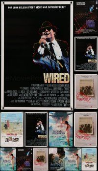 9a534 LOT OF 21 UNFOLDED SINGLE-SIDED 27X40 ONE-SHEETS WITH 3 OF EACH '80s-90s cool movie images!