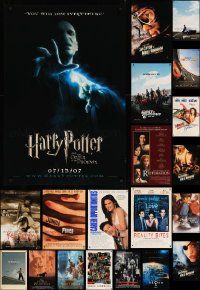 9a538 LOT OF 21 UNFOLDED DOUBLE-SIDED 27X40 ONE-SHEETS '90s-10s a variety of movie images!