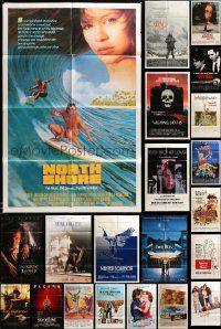 9a163 LOT OF 62 FOLDED ONE-SHEETS '70s-90s great images from a variety of different movies!