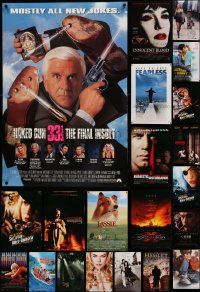 9a503 LOT OF 29 UNFOLDED DOUBLE-SIDED 27X40 ONE-SHEETS '90s-00s a variety of cool movie images!