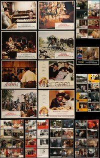 9a207 LOT OF 105 1970S-90S LOBBY CARDS '70s-90s incomplete sets from a variety of different movies!