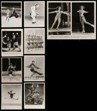 9a149 LOT OF 10 ICE SHOW 8X10 STILLS '70s-80s great images of celebrity ice skaters performing!