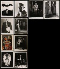 9a382 LOT OF 10 SON OF DRACULA REPRO 8X10 STILLS '70s vampire Chaney in most + color 1sh image!
