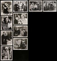 9a388 LOT OF 10 JOAN CRAWFORD REPRO 8X10 STILLS '80s great images of the legendary leading lady!