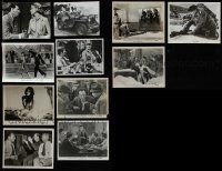 9a147 LOT OF 11 8X10 STILLS '50s-70s great scenes from a variety of different movies!