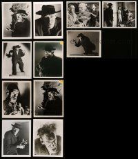 9a377 LOT OF 11 RONDO HATTON REPRO 8X10 STILLS '70s the giant horror actor with acromegaly!