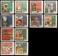 9a019 LOT OF 12 CLASSIC IMAGES MAGAZINES '15 filled with great movie images & information!