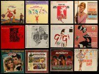9a064 LOT OF 12 MOVIE SOUNDTRACK RECORDS '50s-70s Sound of Music, West Side Story, Grease & more!