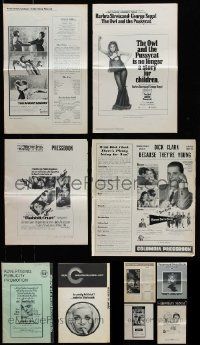 9a239 LOT OF 14 UNCUT PRESSBOOKS '60s-70s advertising images from a variety of different movies!