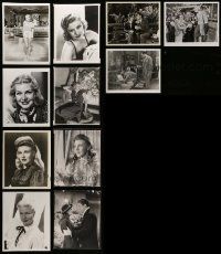 9a347 LOT OF 19 GINGER ROGERS REPRO 8X10 STILLS '80s great images of the top Hollywood actress!