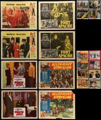 9a214 LOT OF 20 LOBBY CARDS '50s-70s incomplete sets from a variety of different movies!