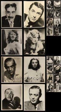 9a343 LOT OF 26 REPRO 8X10 STILLS '80s wonderful portraits of legendary Hollywood stars!