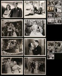 9a342 LOT OF 29 REPRO 8X10 STILLS '80s great scenes of Hollywood's top leading men & women!