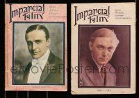 9a022 LOT OF 2 ARGENTINEAN MOVIE MAGAZINES '20s with Wallace Reid & Harry Carey on the covers!